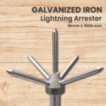 Electrogrip Galvanized Iron Conventional Lightning Arrester