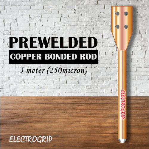 Electrogrip 3 Meter 250 Micron Prewelded Copper Bonded Rod