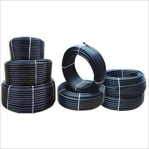 HDPE Coil Pipe - Durable HDPE Material, Round Shape, Black Color | Flanges Connection for Seamless Integration