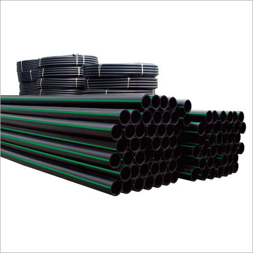 HDPE Submersible Pipe - 1.25 & 1 Inch, Black/White/Red | Flanged Round Design for Versatile Submersible Applications
