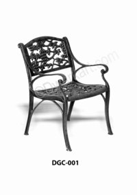 Garden iron chair