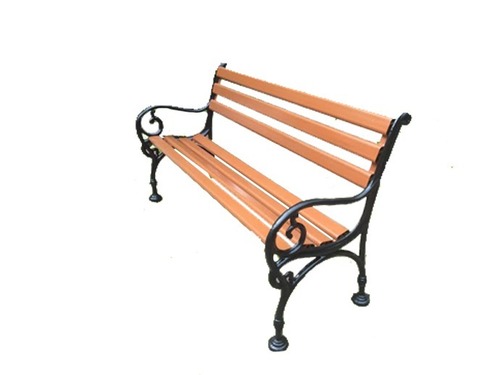 Garden iron bench