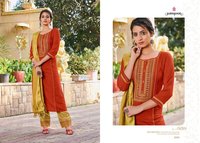 Rangoon Catwalk Premium Rayon With Additional Work Readymade Suit Catalog