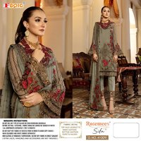 Fepic Rosemeen Sifa Faux Georgette Net Pakistani Suit Catalog