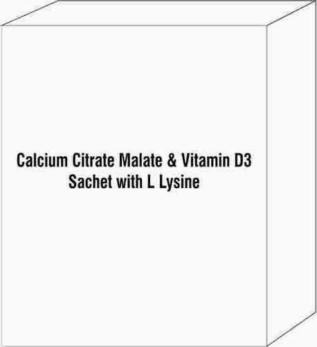 Calcium Citrate Malate & Vitamin D3 Sachet With L Lysine