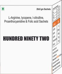 L Arginine Lycopene L- Citrulline, I Citrulline Proanthocyanidine & Folic Acid Sachet