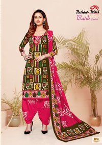 Patidar Mills Batik Special Vol 8 Cotton Patiyala Style Dress Material Catalog