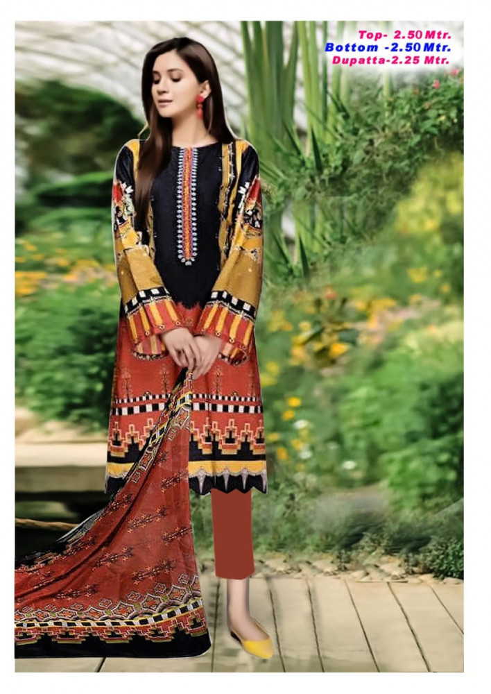 Apna Cotton Aaliya Karachi Cotton Vol-17 Pakistani Printed Suits Catalog