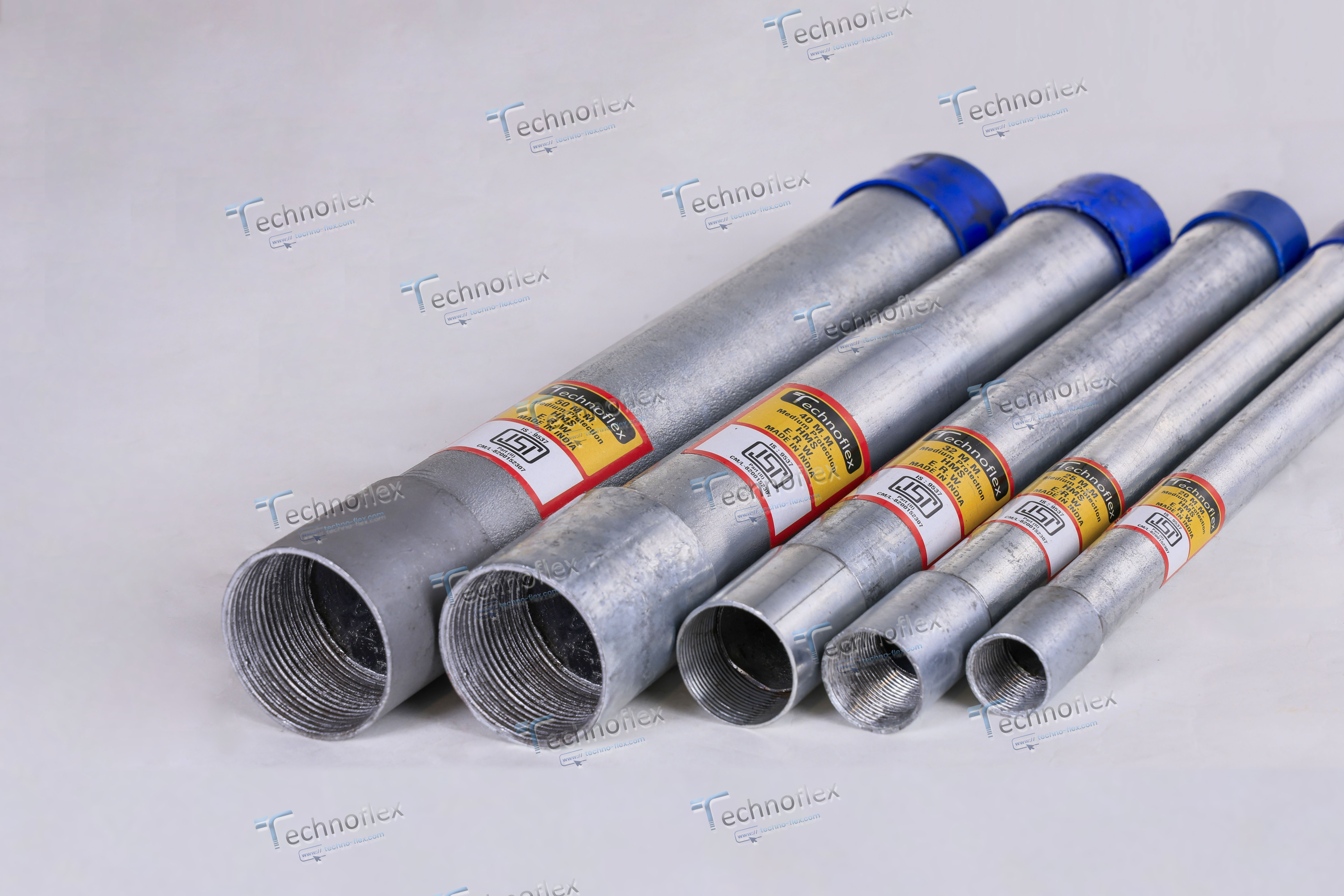 High Quality Galvanized Bs Conduit Pipe Cable Conduit - Iron Material, Round Shape, Gray Color, Annealed Finish , 1-year Warranty