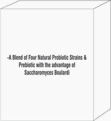 A Blend of Four Natural Probiotic Strains & Prebiotic with the advantage of Saccharomyces Boulardi