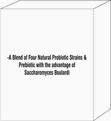 A Blend of Four Natural Probiotic Strains & Prebiotic with the advantage of Saccharomyces Boulardi