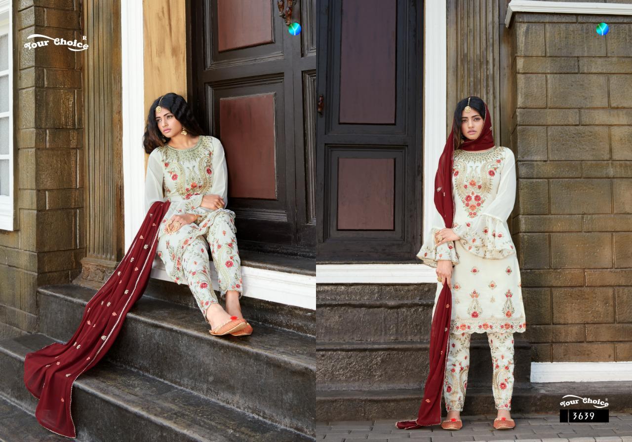 Your Choice Meenaz Real Georgette Designer Salwar Suit Catalog