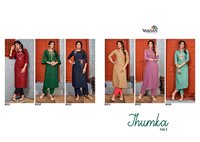 Vardan Designer Jhumka Vol 1 Rayon Kurti With Bottom Catalog
