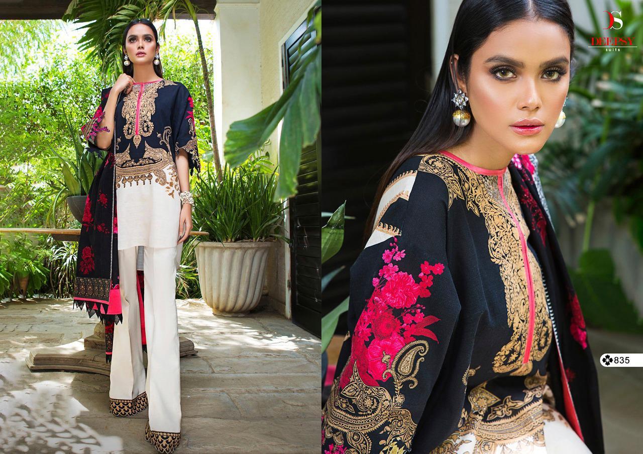 Deepsy Mahey Pure Jam Cotton Print With Embroidery Work Pakistani Suits Catalog