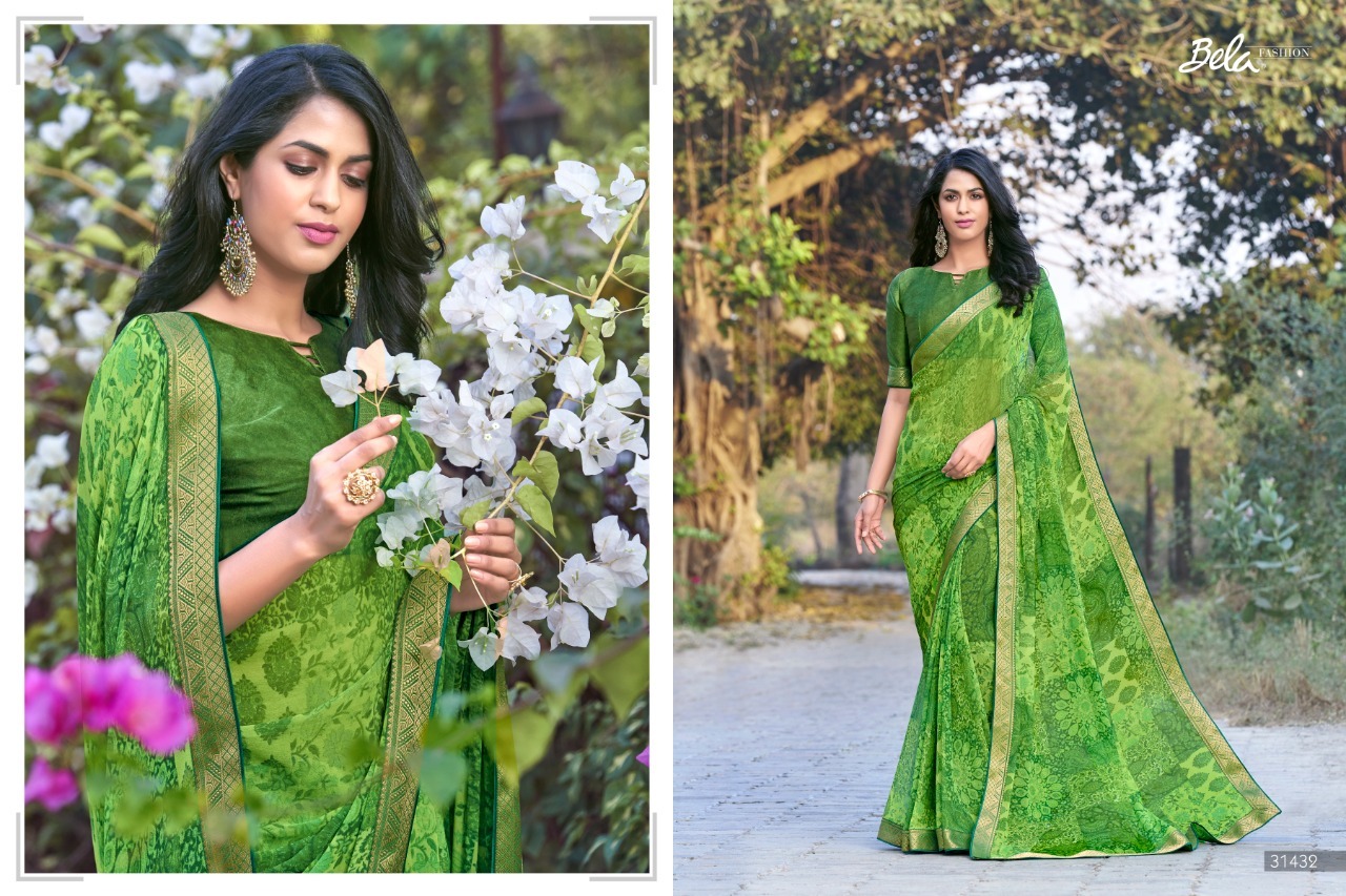 Bela Fashion Moksha Vol-2 Georgette Saree Catalog Collection