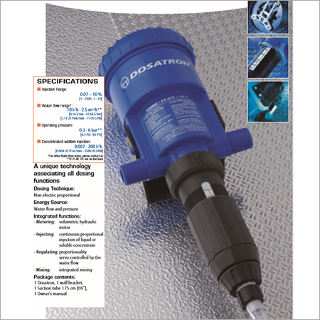 D 25 Range Water Powder Dosing Pump