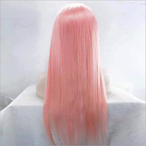 Baby Pink Front Lace Wig By VNS HAIR EXPORTS PRIVATE LIMITED