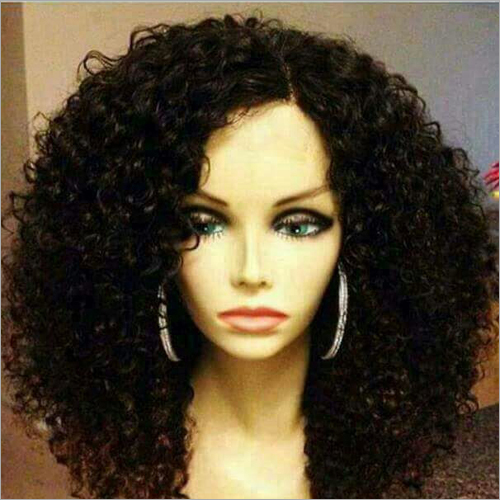 Afro Curl 10010 Natural Human Hair Full Lace Wig