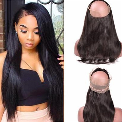 1003 Natural Straight 360 Lace Frontal Hair