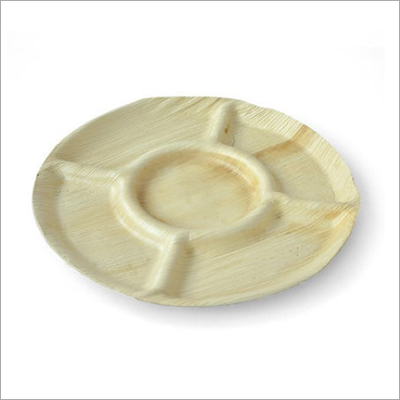 Areca Palm Leaf 7 And 5 Partition Plate