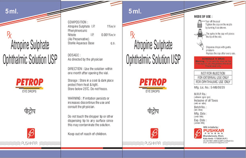 Atropine Sulphate Ophthalmic Solution USP