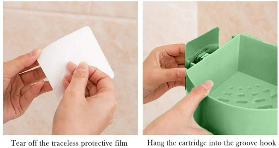 TRIANGLE BATHROOM RACK