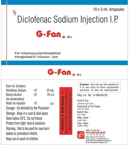 Diclofenac Sodium Injection I.P.