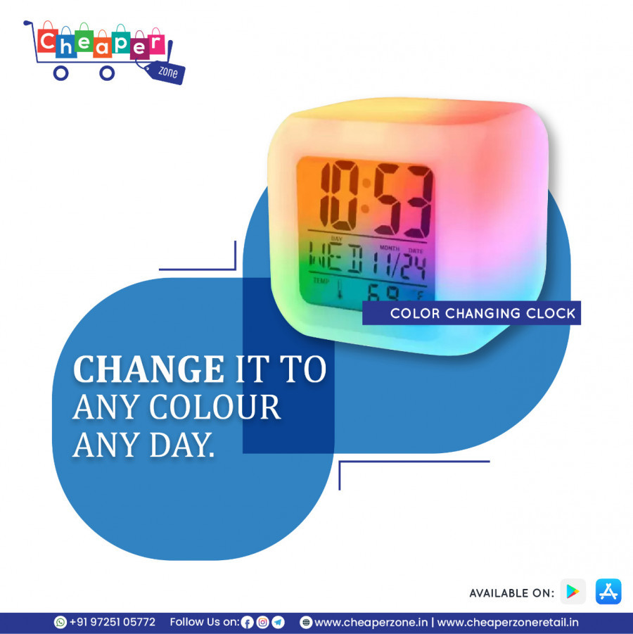 COLOR CHANGING CLOCK