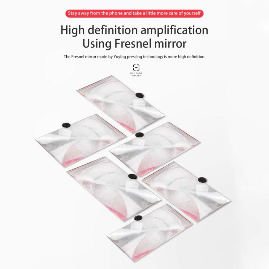 3D HD MOBILE SCREEN GLASS MAGNIFIER