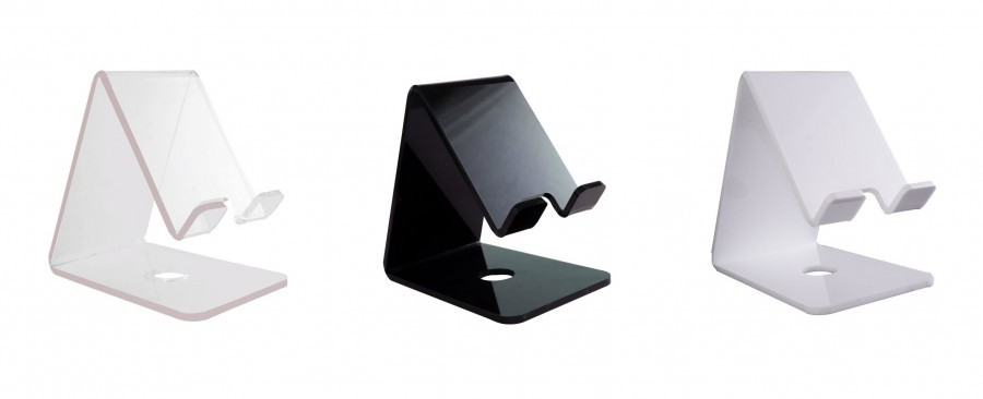 ACRYLIC MOBILE STAND (TRANSPARENT,WHITE,BLACK)