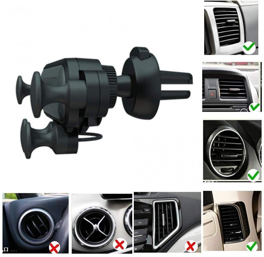 ADJUSTABLE CAR CELL MOBILE PHONE HOLDER
