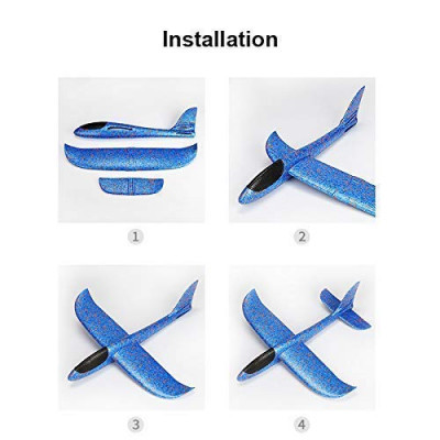 FOAM AEROPLAN WITH LIGHT