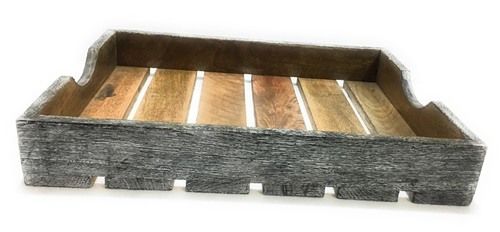 Lacquered Whole Salling Mango Wood Tray