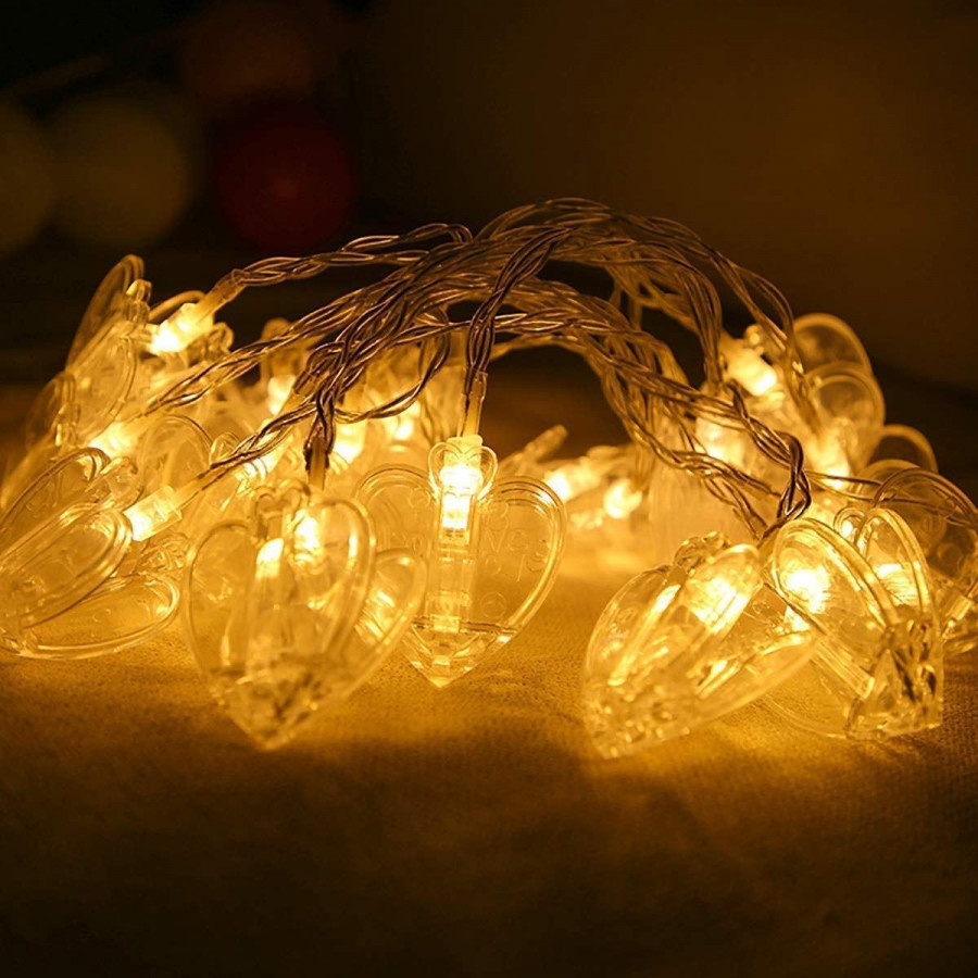 HEART SHAPE LED LIGHT (10 PCS)