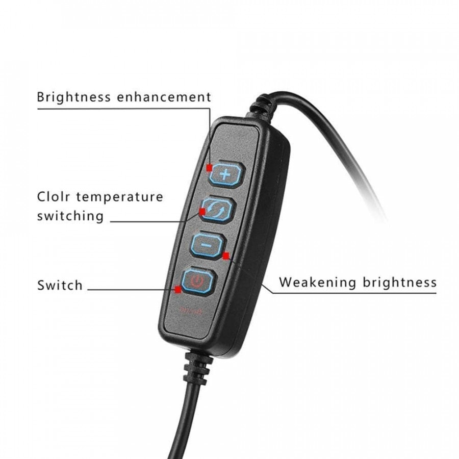 RING LIGHT WITH 3 COLORING BRIGHTNESS