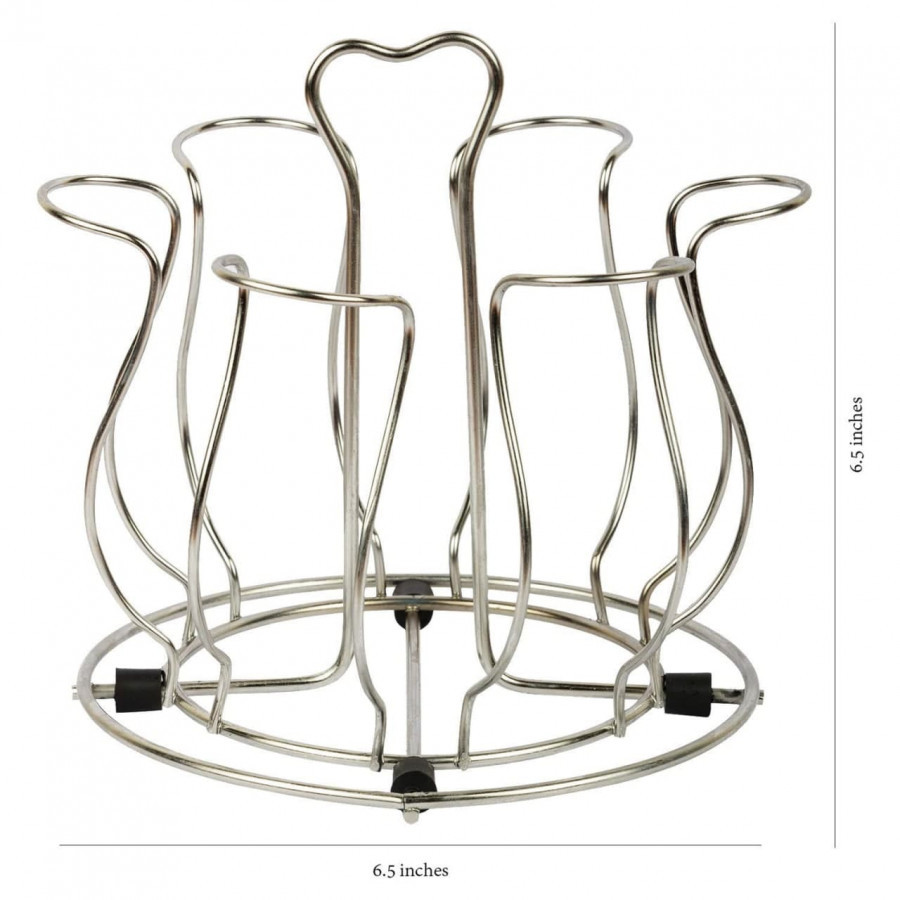 STAINLESS STEEL FLOWER GLASS STAND