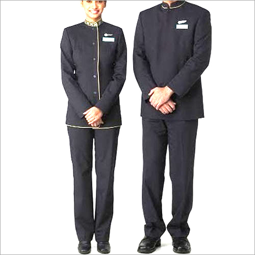 Hotel Staff Uniform Collar Type: Customized