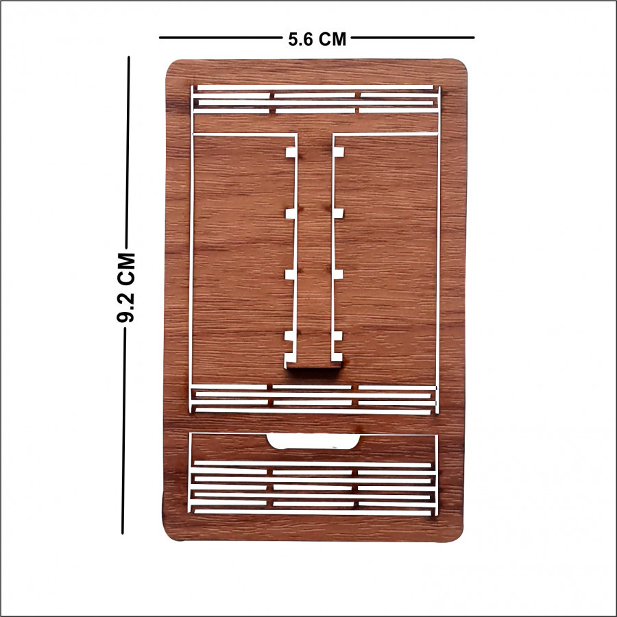WOODEN MOBILE STAND