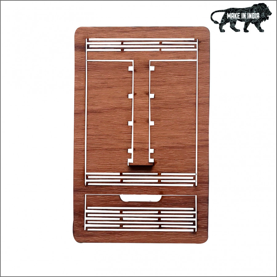 WOODEN MOBILE STAND