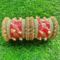 Fashion Ladies Wedding Rajwadi Red Chuda