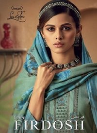 Levisha Firdos Jam Cotton Digital Printed With Work Dress Material Catalog