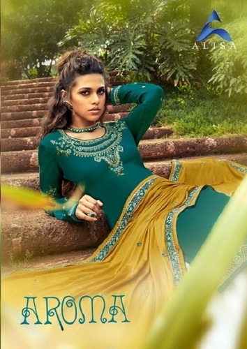 Alisa Aroma Pure Modal Satin Designer Salwar Suit Catalog