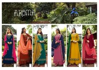Alisa Aroma Pure Modal Satin Designer Salwar Suit Catalog