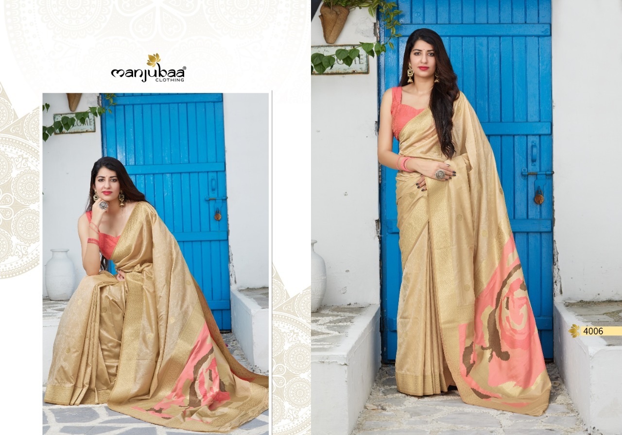 Manjubaa Premium Vol 4 Designer Silk Saree Catalog