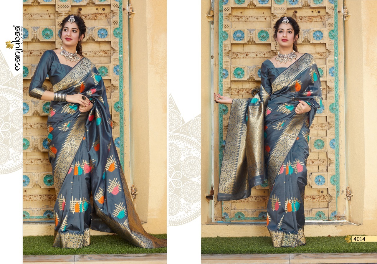 Manjubaa Premium Vol 4 Designer Silk Saree Catalog