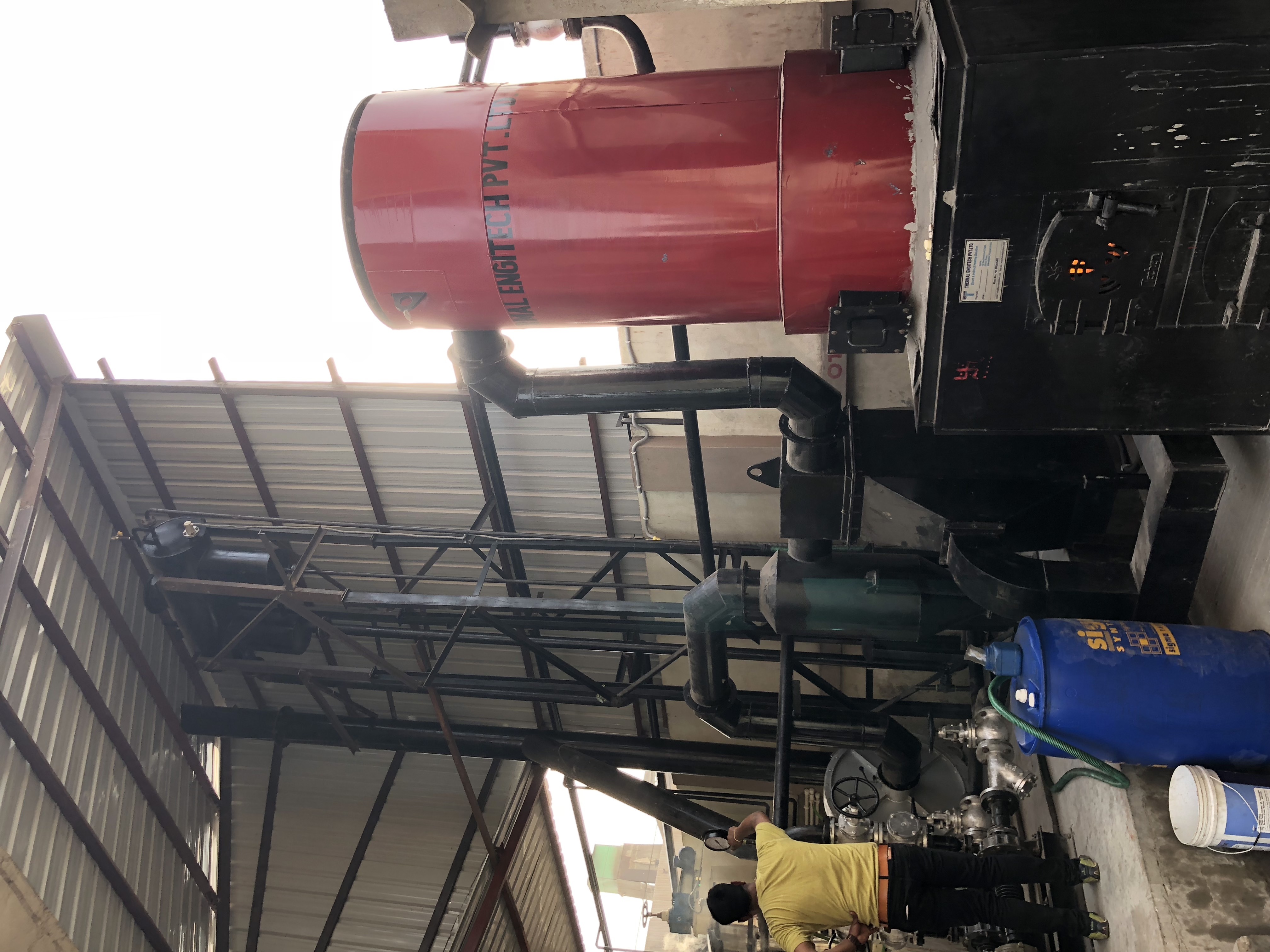 Vertical Thermic Fluid Heater