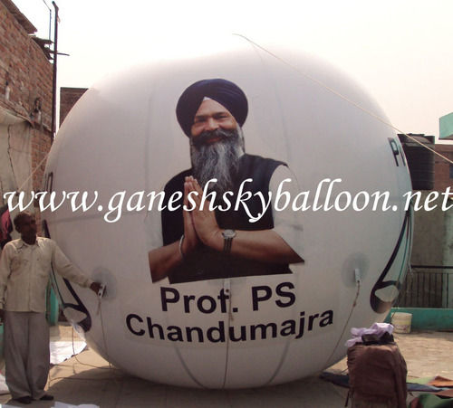 White Election Sky Balloons