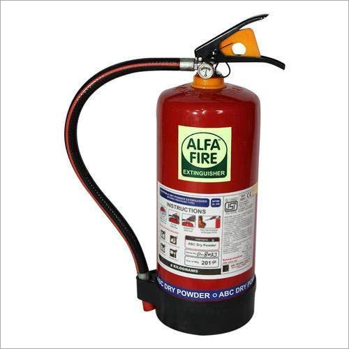 Mild Steel Alfa ABC Dry Powder Portable Multipurpose Fire Extinguisher (6kg)