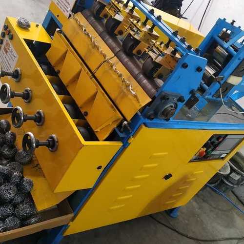Automatic stainless steel scrubber packing machine