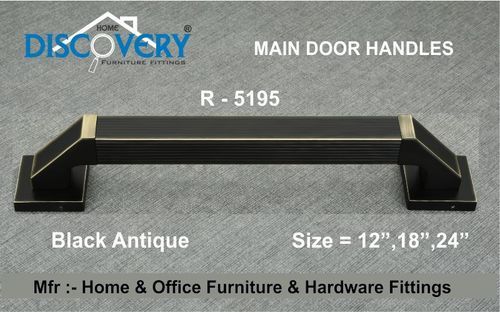 Black Antique Main Door Handle